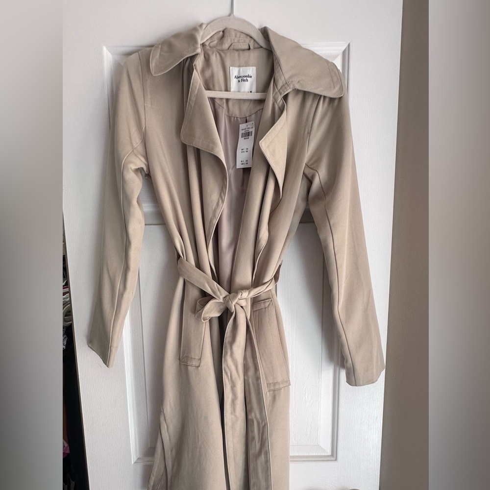 Abercrombie Stylish Beige Trench Coat